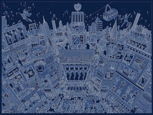 Charles Fazzino Fifty Shades of Broadway 3D Limited Edition Mixed-Media on Paper