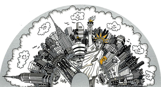 Charles Fazzino Halfway Round the City 3D Limited Edition Silkscreen on Paper