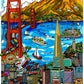 Charles Fazzino "High Over San Francisco" 3D Limited Edition Silkscreen on Paper