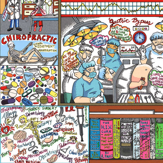 Charles Fazzino Is There a Doctor in the House? 3D Limited Edition Silkscreen on Paper