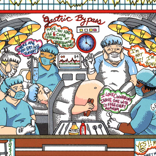 Charles Fazzino Is There a Doctor in the House? 3D Limited Edition Silkscreen on Paper