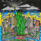 Charles Fazzino "Liberty and Justice for All" 3D Limited Edition Silkscreen on Paper