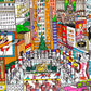 Charles Fazzino "#Manhattan Mural…An Island of Hopes and Dreams" 3D Limited Edition Silkscreen on Paper
