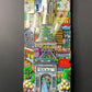 Charles Fazzino "Misty Memories of Manhattan Skateboard Deck" 3D Limited Edition Print on Authentic Skateboard Deck