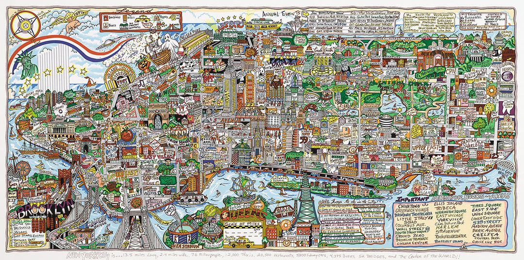 Charles Fazzino New York Is… 3D Limited Edition Silkscreen on Paper