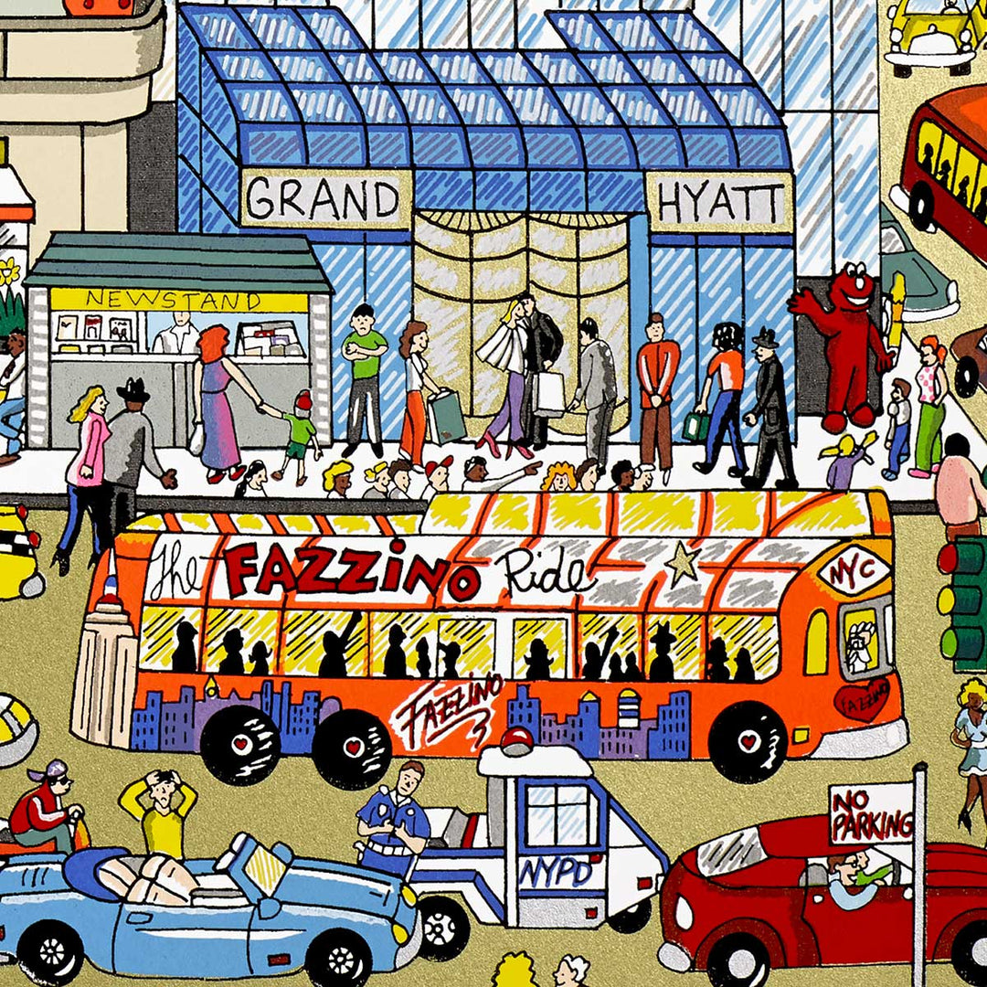 Charles Fazzino New York’s Grand Celebration 3D Limited Edition Silkscreen on Paper