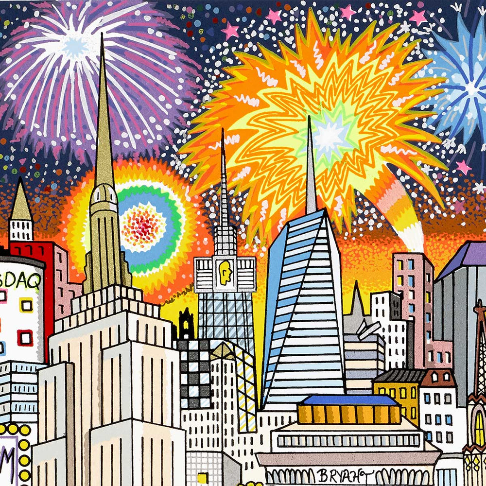 Charles Fazzino New York’s Grand Celebration 3D Limited Edition Silkscreen on Paper
