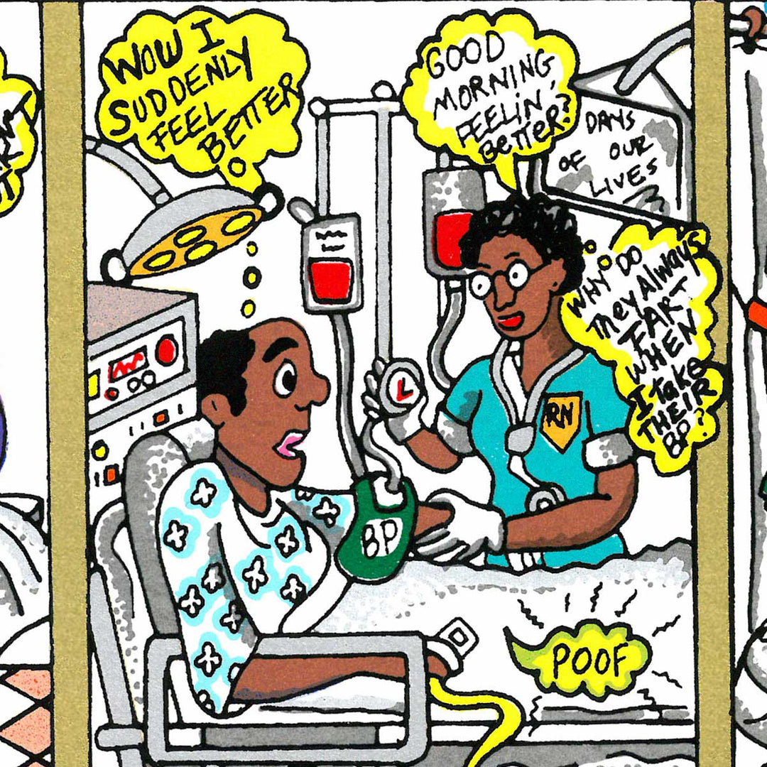 Charles Fazzino Nurses Have Heart 3D Limited Edition Silkscreen on Paper