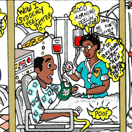 Charles Fazzino Nurses Have Heart 3D Limited Edition Silkscreen on Paper