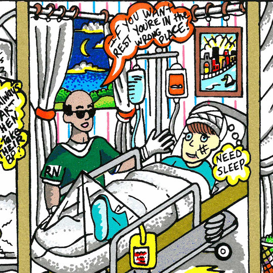 Charles Fazzino Nurses Have Heart 3D Limited Edition Silkscreen on Paper