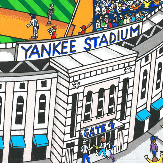 Charles Fazzino Pinstripe Pride 3D Limited Edition Silkscreen on Paper