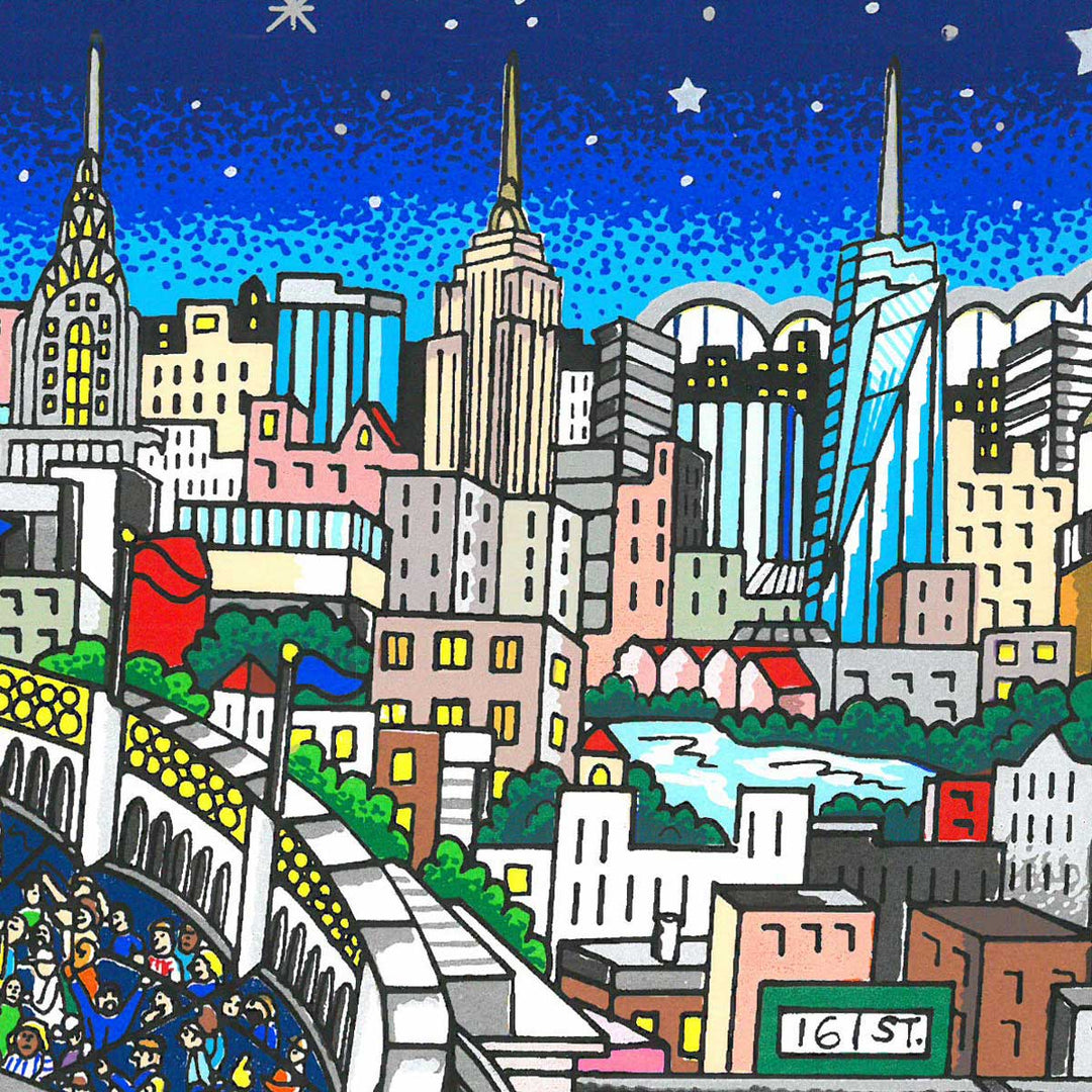 Charles Fazzino Pinstripe Pride 3D Limited Edition Silkscreen on Paper