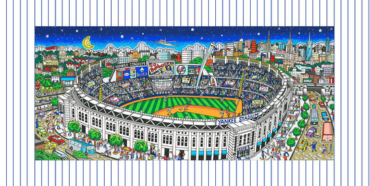 Charles Fazzino Pinstripe Pride 3D Limited Edition Silkscreen on Paper