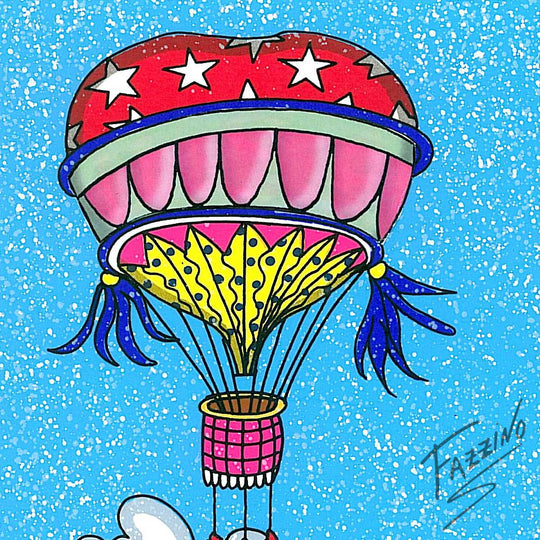 Charles Fazzino Ski Vacation 3D Limited Edition Silkscreen on Paper
