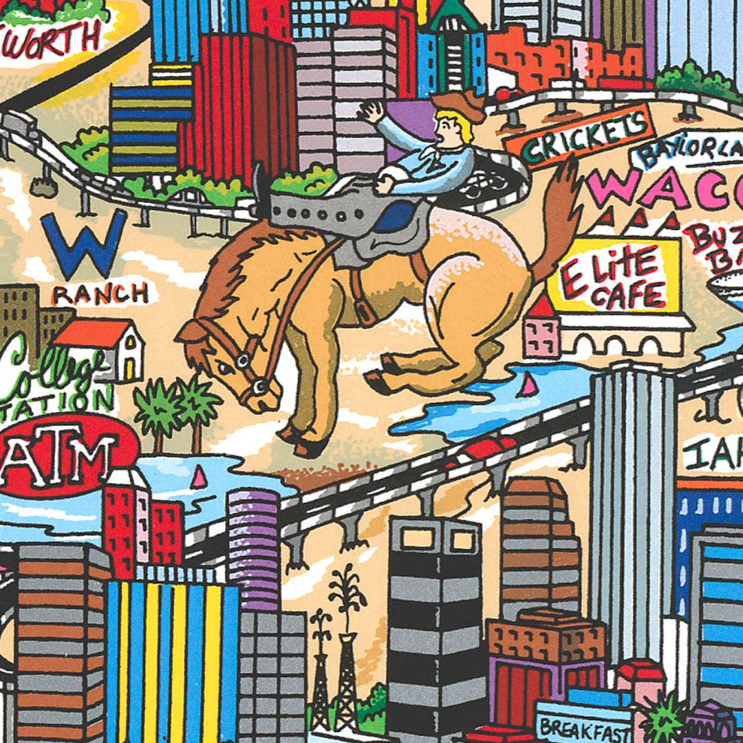 Charles Fazzino Texas…We Got It Y’all 3D Limited Edition Silkscreen on Paper