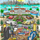 Charles Fazzino "The Guy’s Gotta Have It In Dubai" 3D Limited Edition Mixed-Media on Paper