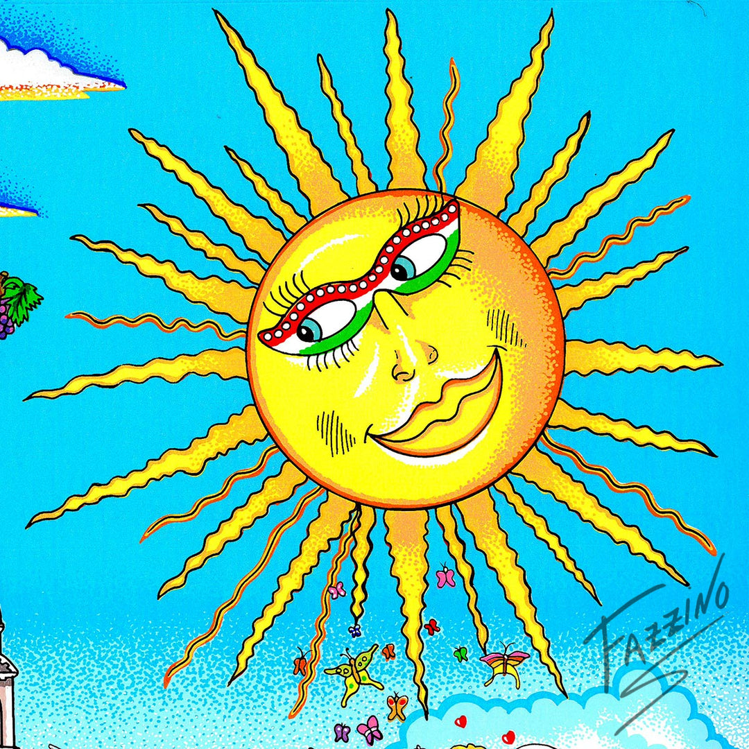 Charles Fazzino The Sun Rises Over Venice 3D Limited Edition Silkscreen on Paper