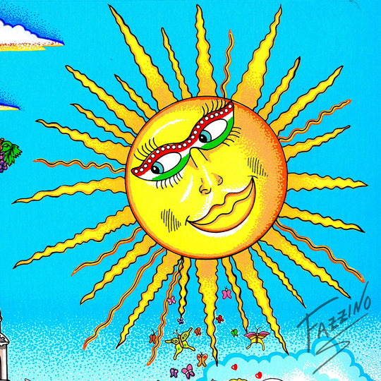 Charles Fazzino The Sun Rises Over Venice 3D Limited Edition Silkscreen on Paper