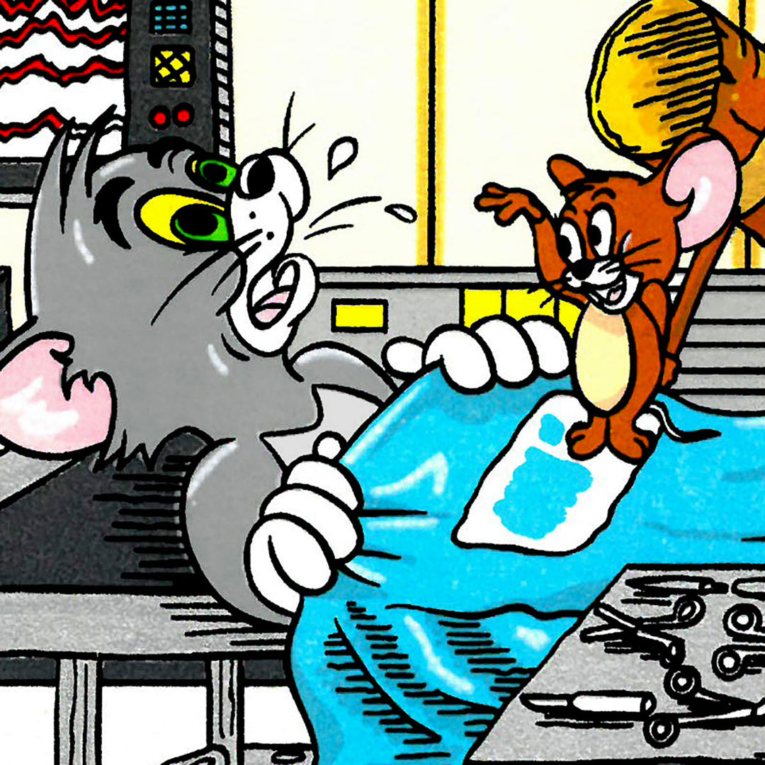 Charles Fazzino Tom & Jerry’s Surgical CATastrophe 3D Limited Edition Silkscreen on Paper