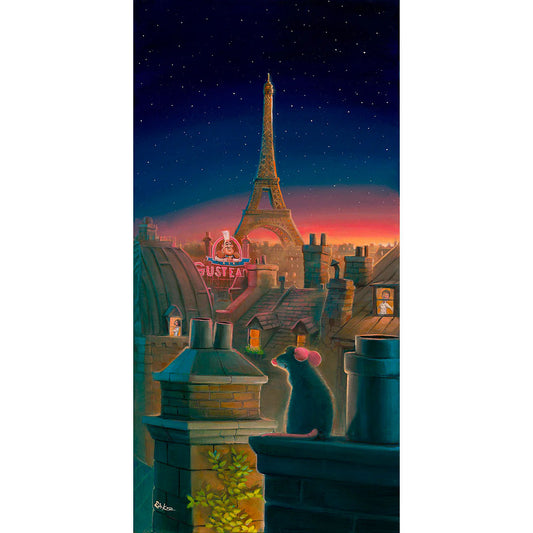 Rob Kaz Disney "A Taste of Paris" Limited Edition Canvas Giclee