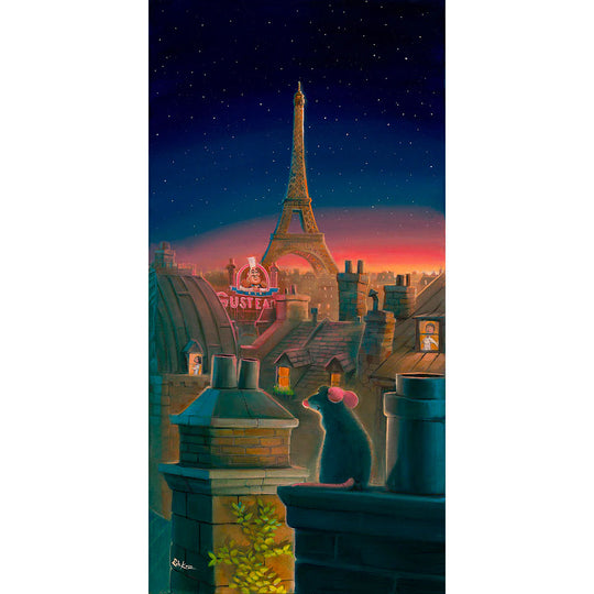 Rob Kaz Disney A Taste of Paris Limited Edition Canvas Giclee