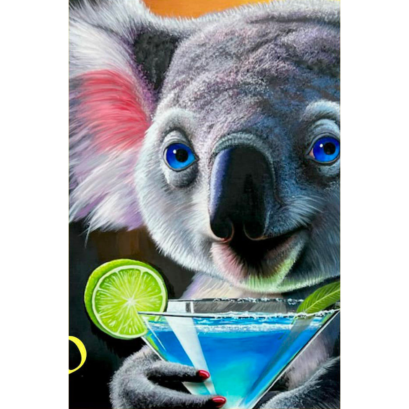 Michael Godard "Australian Koala Bear Title TBD" Limited Edition Canvas Giclee