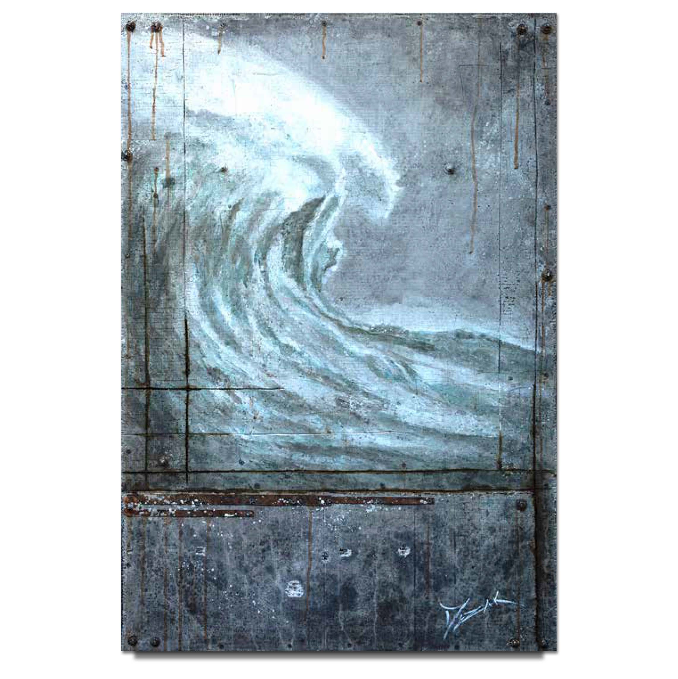 Trevor Mezak Backyards Limited Edition Canvas Giclee