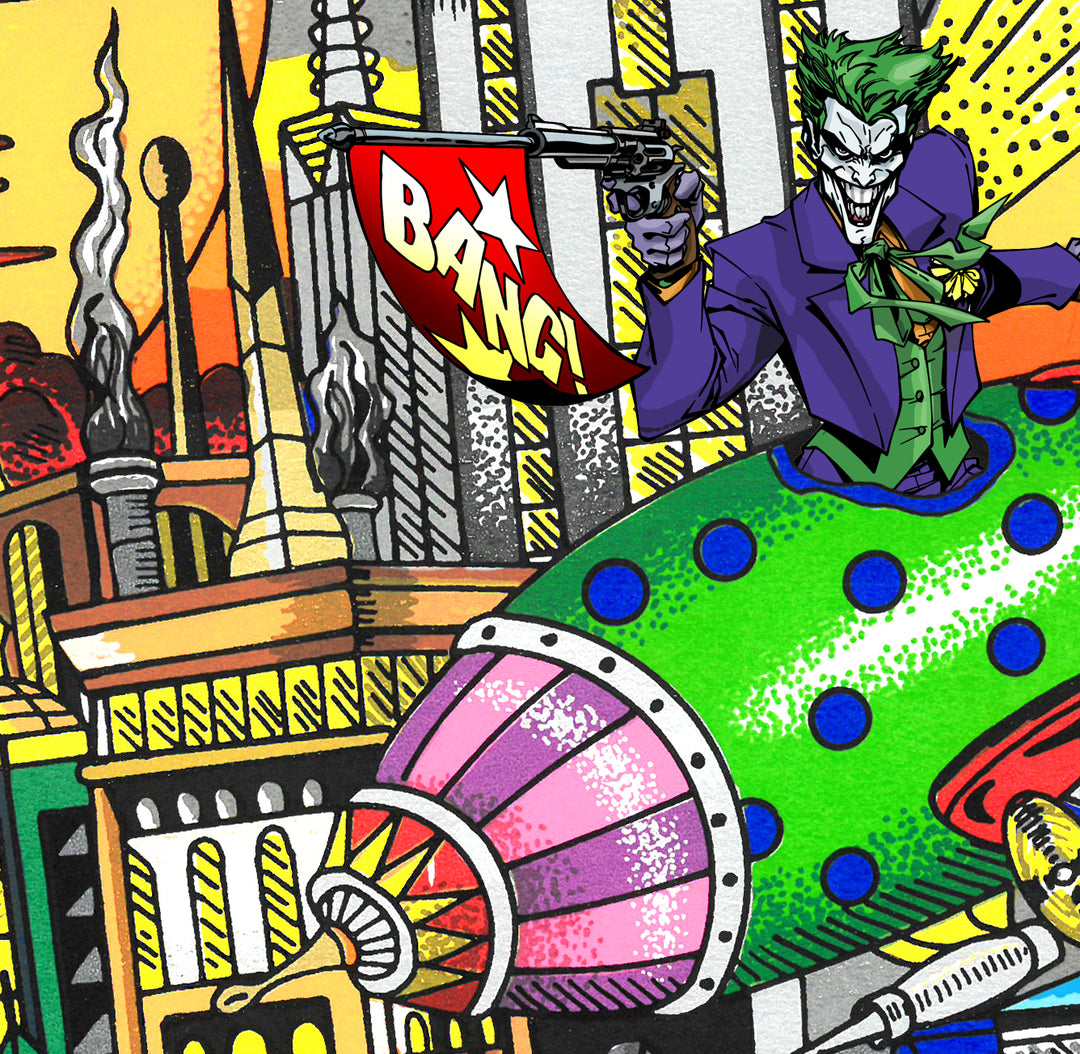 Charles Fazzino Batman Rules the Night 3D Limited Edition Silkscreen on Paper
