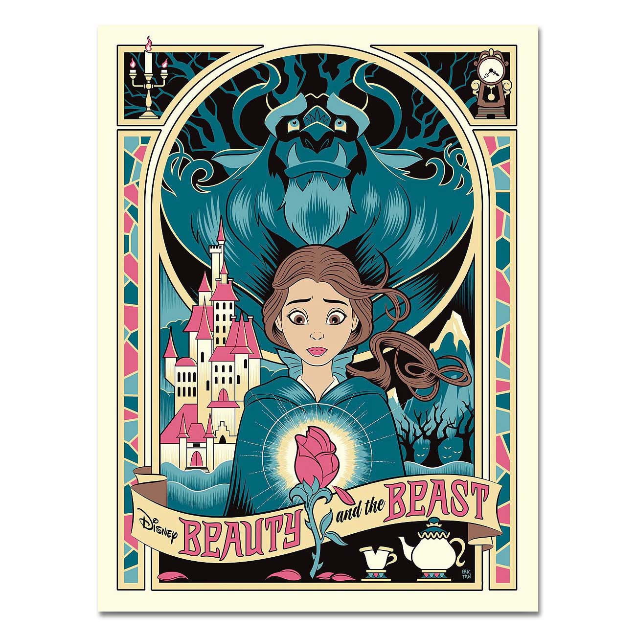 Eric Tan Disney Beauty is Found Within Limited Edition Canvas Giclee