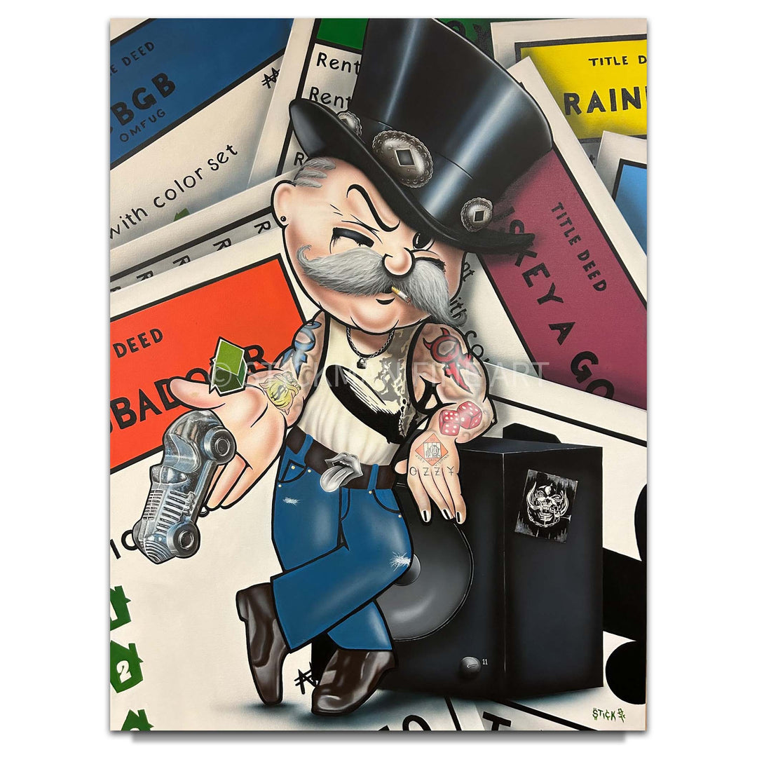Stickman Boardwalk Empire (Monopoly) Limited Edition Giclee