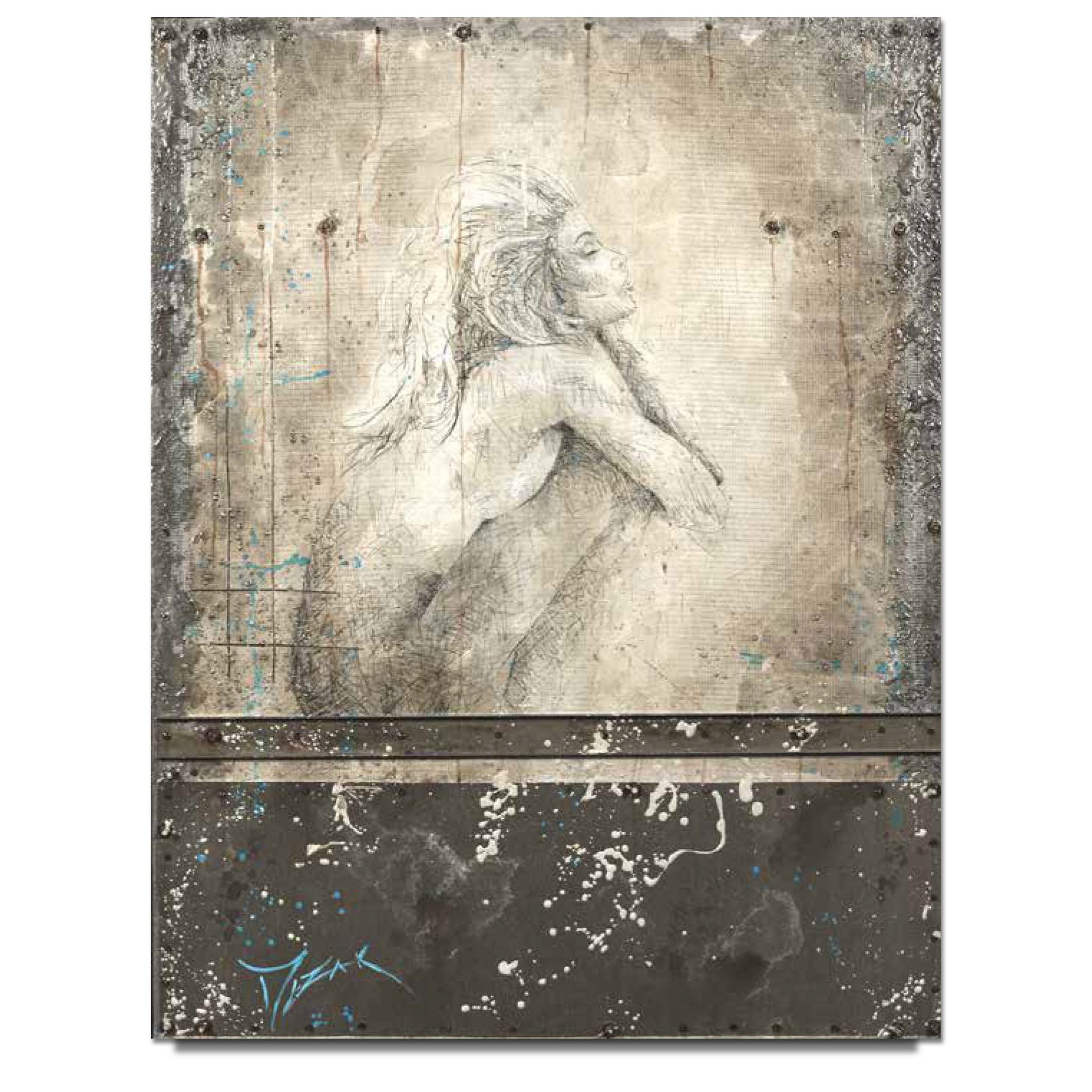 Trevor Mezak Breathe Love Limited Edition Canvas Giclee