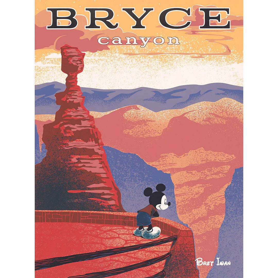 Bret Iwan Disney Bryce Canyon Limited Edition Canvas Giclee