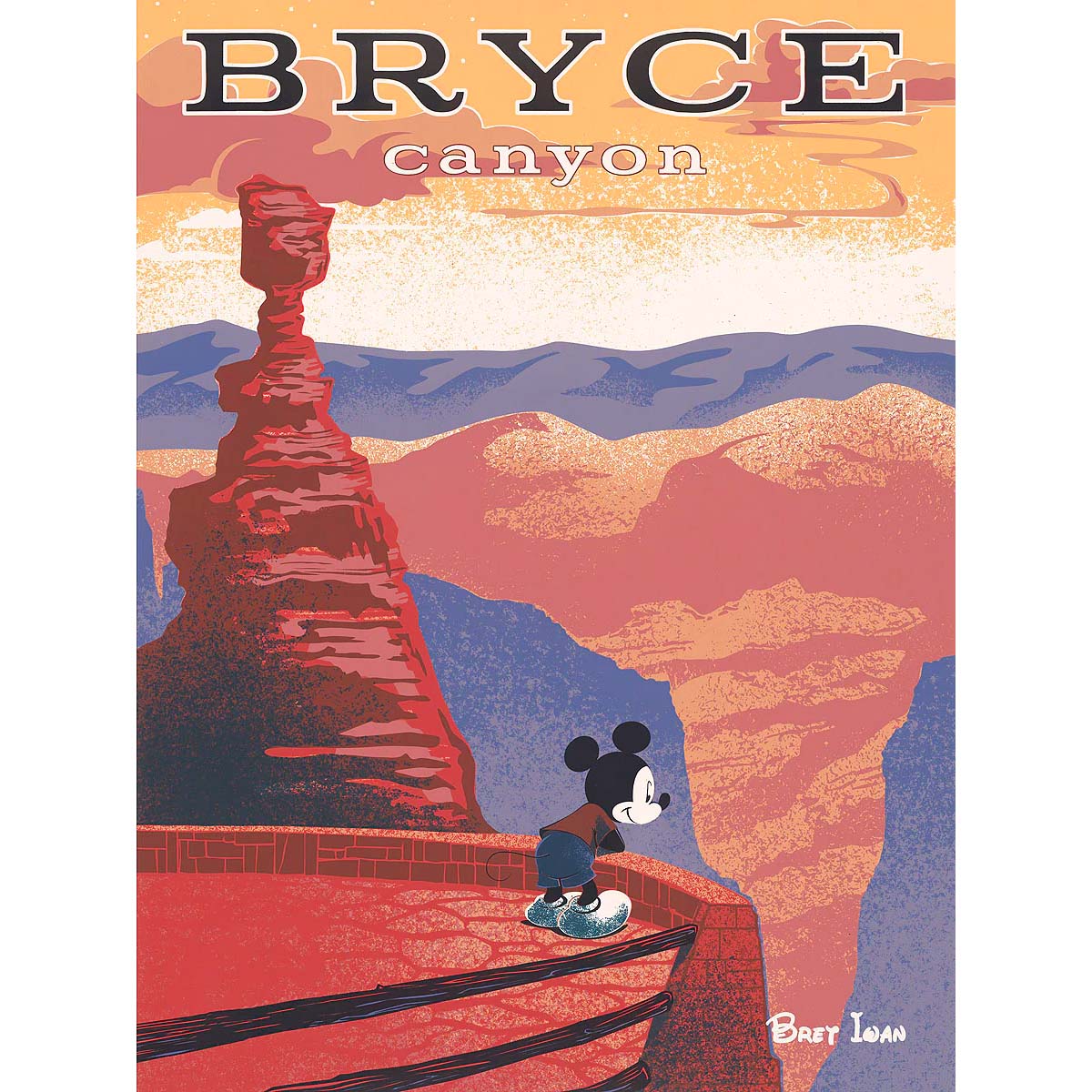 Bret Iwan Disney Bryce Canyon Limited Edition Canvas Giclee