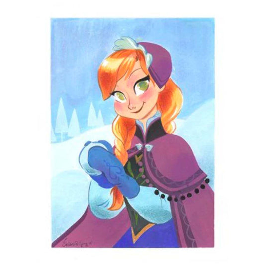 Victoria Ying Disney "Build a Snowman" Limited Edition Paper Giclee