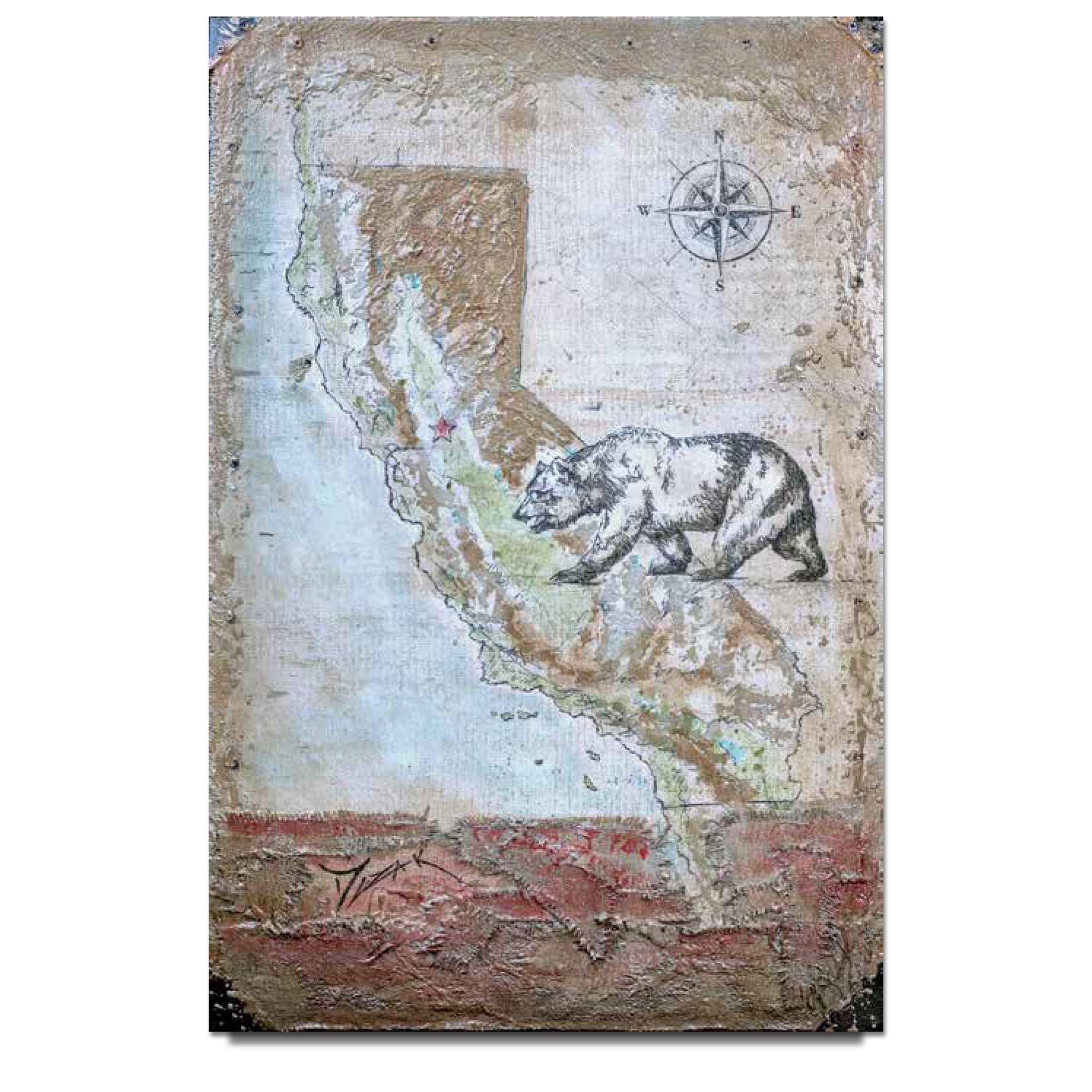 Trevor Mezak Cali Limited Edition Canvas Giclee