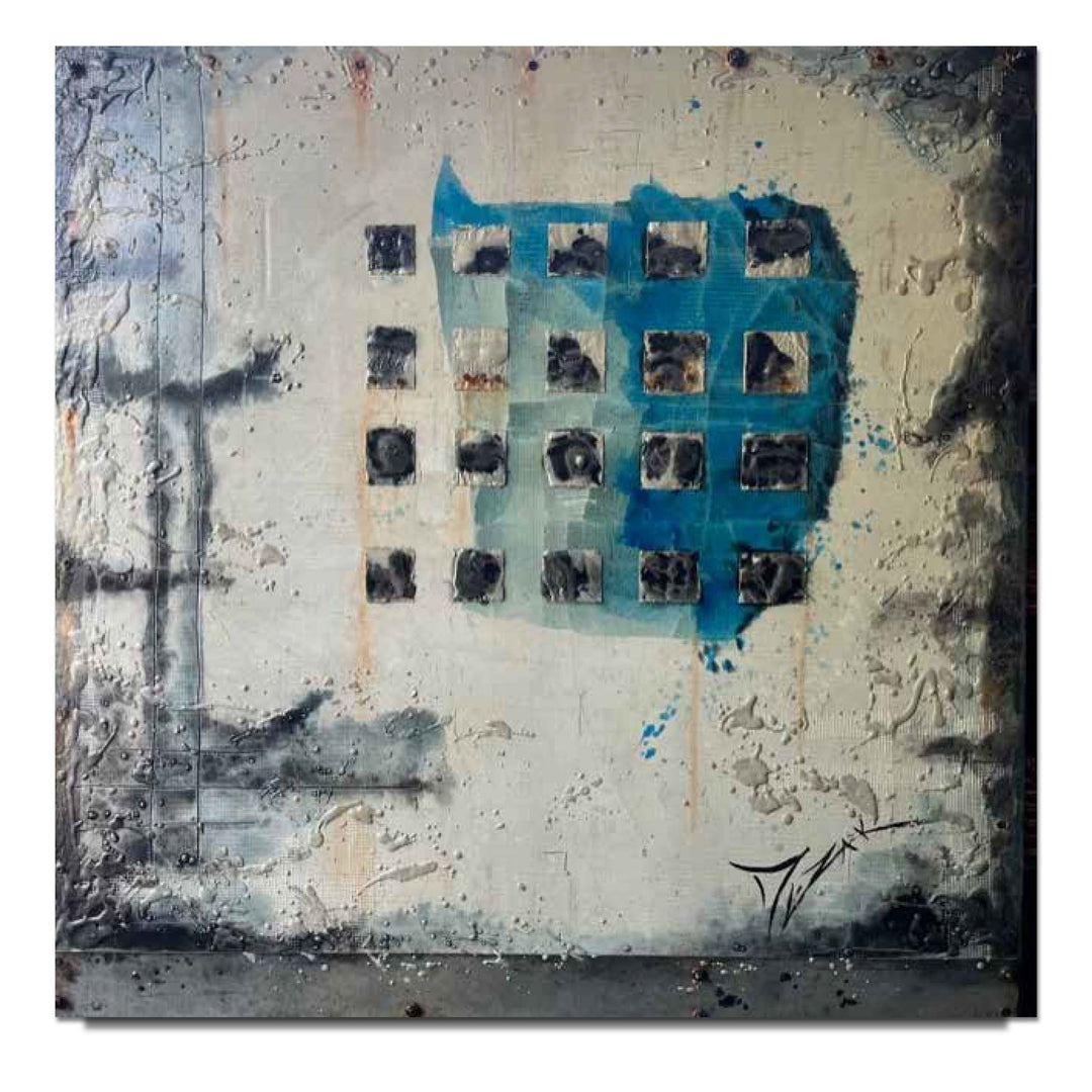 Trevor Mezak City Blocks Limited Edition Canvas Giclee