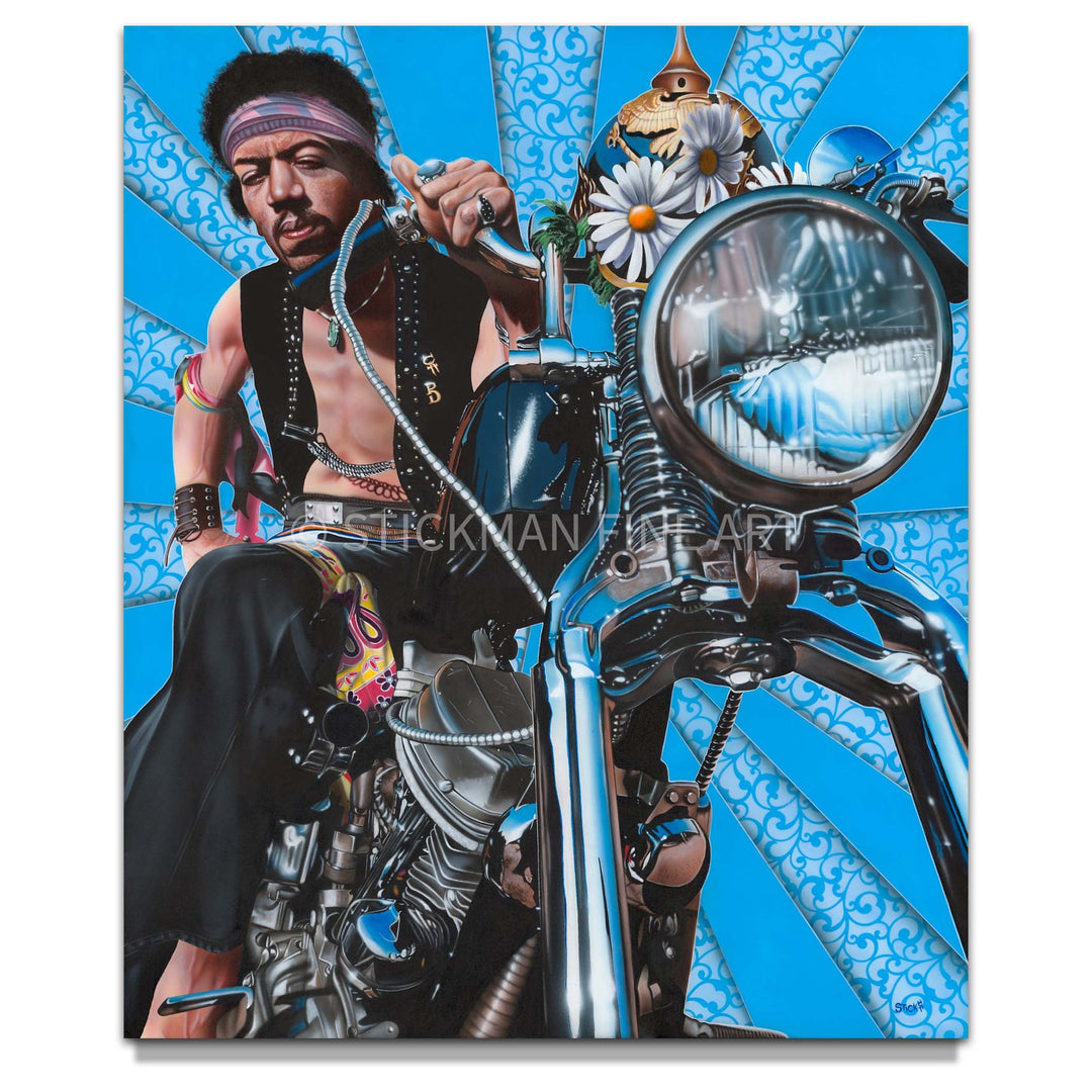 Stickman Cloud of Angel Dust (Jimi Hendrix) Limited Edition Giclee