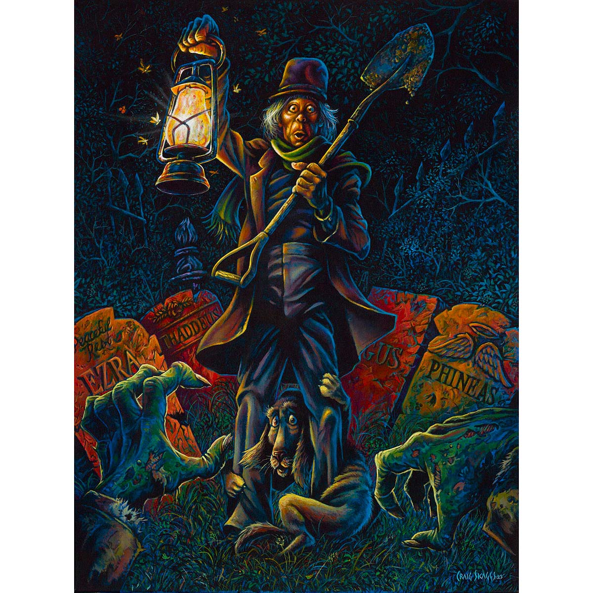 Craig Skaggs Disney The Caretaker Limited Edition Canvas Giclee
