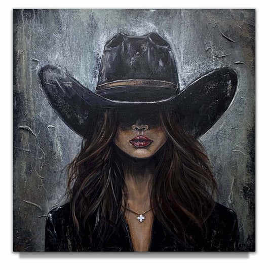 Iryna Miahka "Velvet Outlaw" Original Canvas