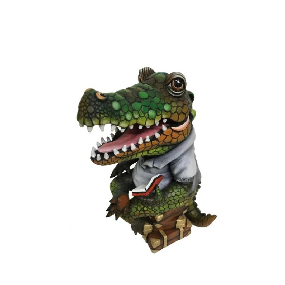 Carlos and Albert "Crocodile Frequent Flyer" Sculpture