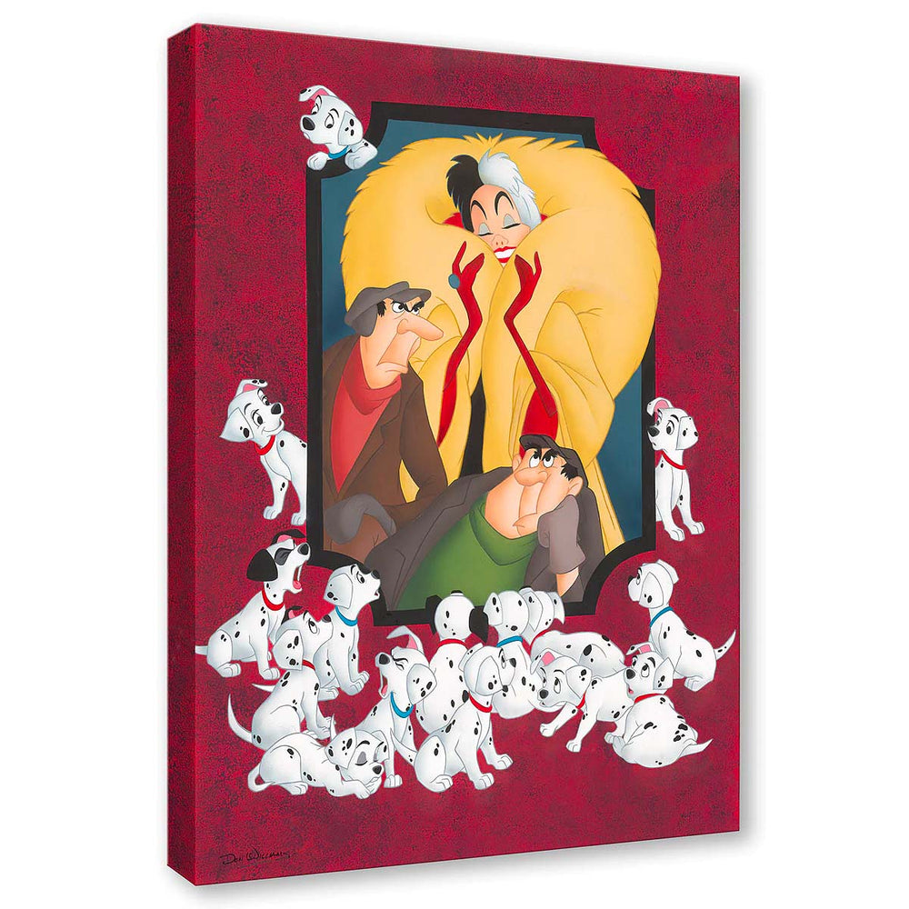 Don "Ducky" Williams Disney Cruella and Company Limited Edition Canvas Giclee