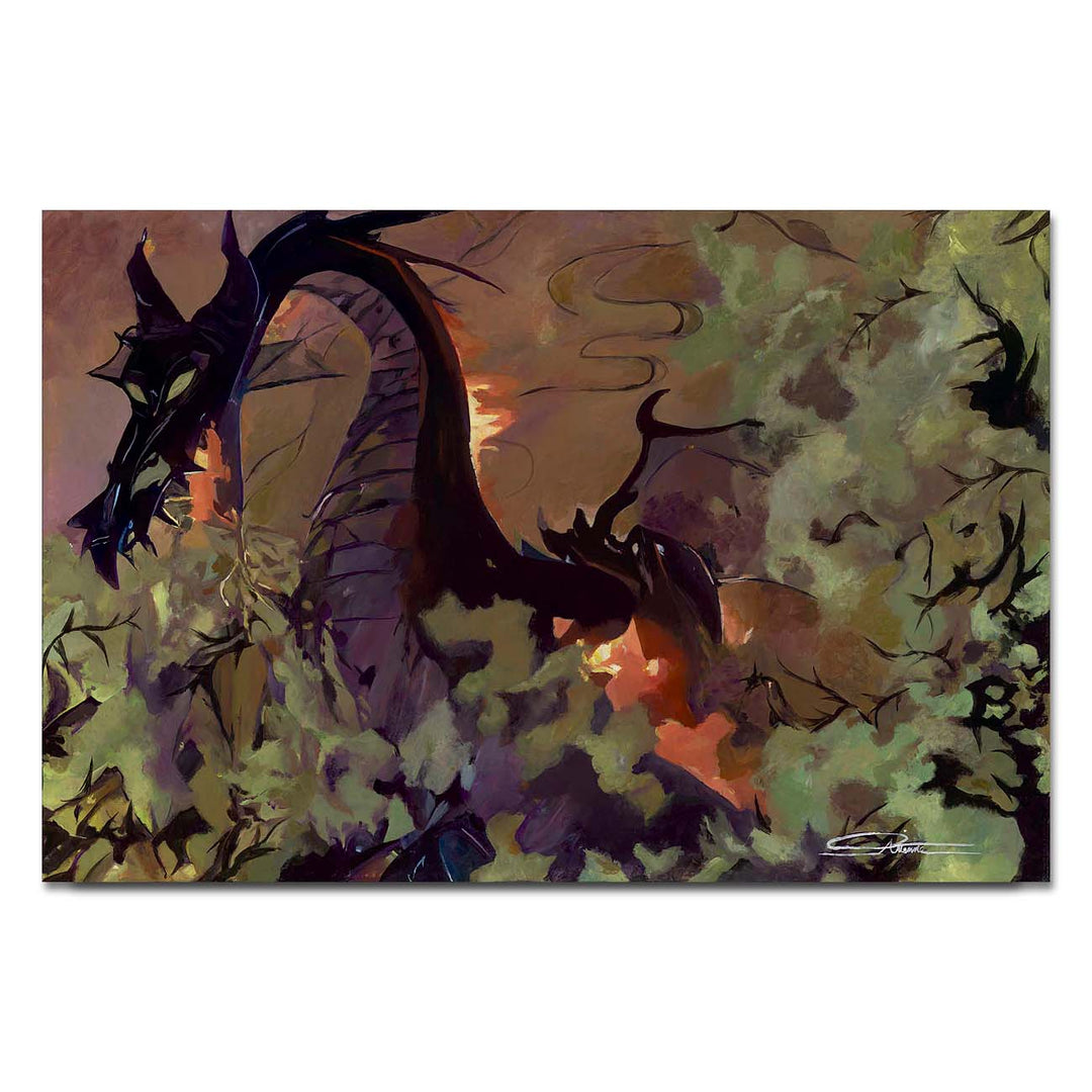 Arienne Boley Disney Dark Dragon Limited Edition Giclee