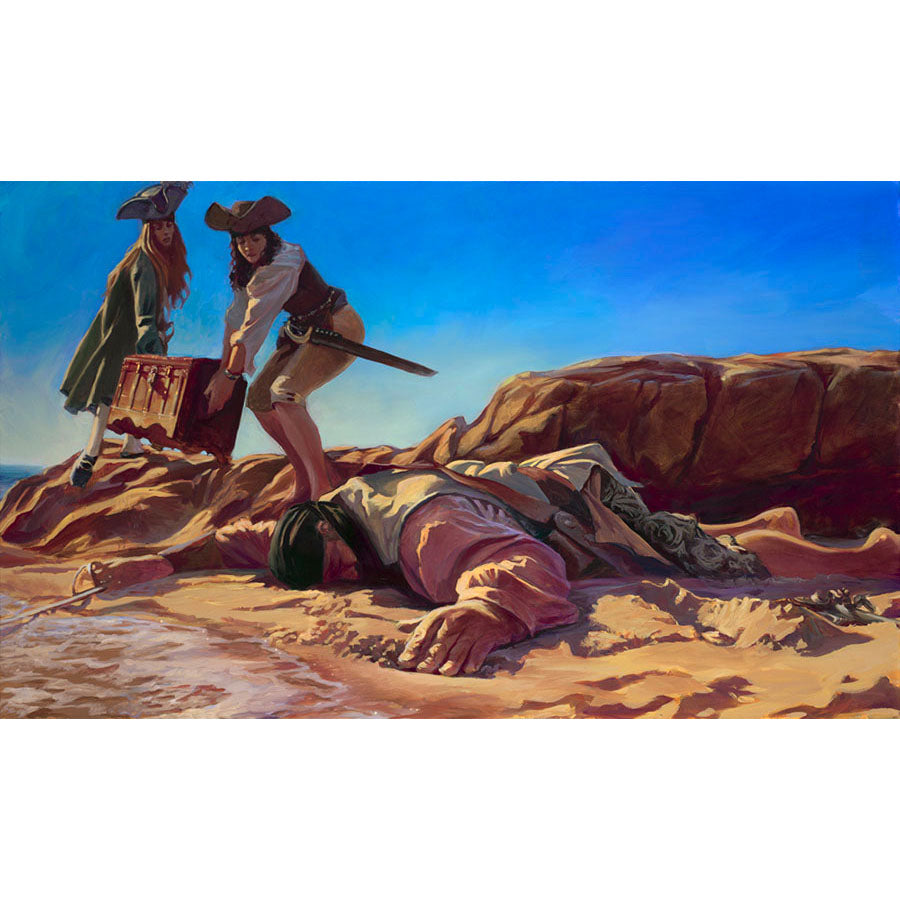 Gabe Leonard Dead Men Tell No Tales Limited Edition Canvas Giclee