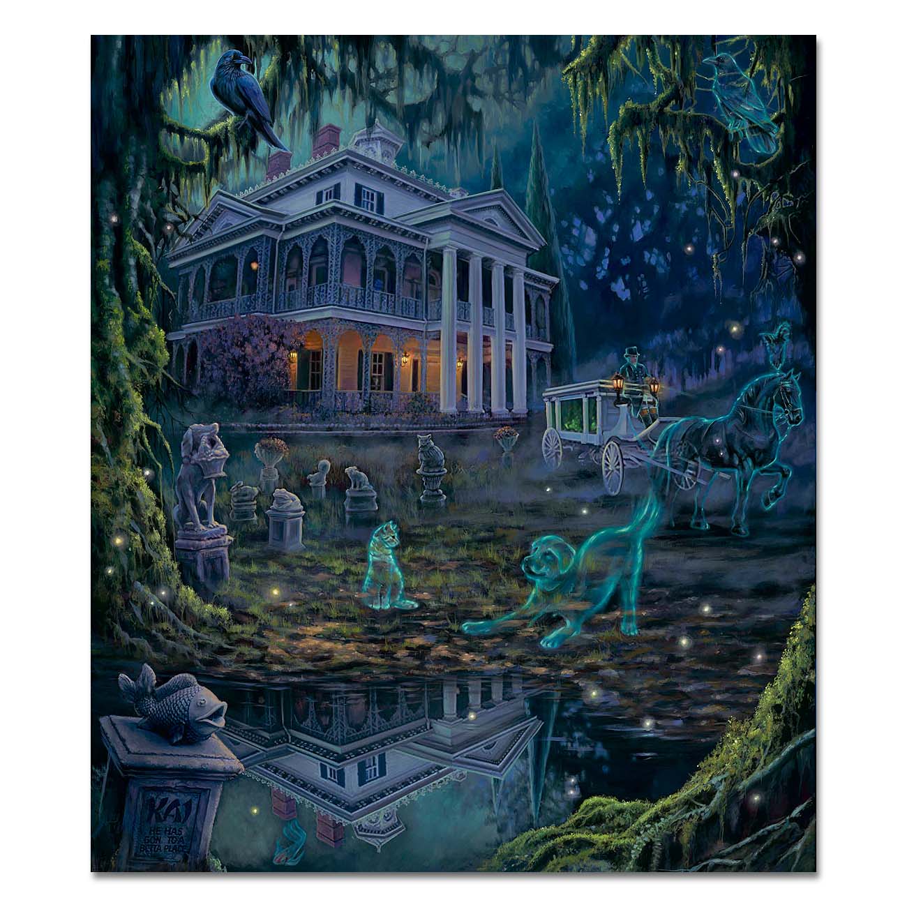 James Crouch Disney Dearly Beloved Pets Limited Edition Canvas Giclee