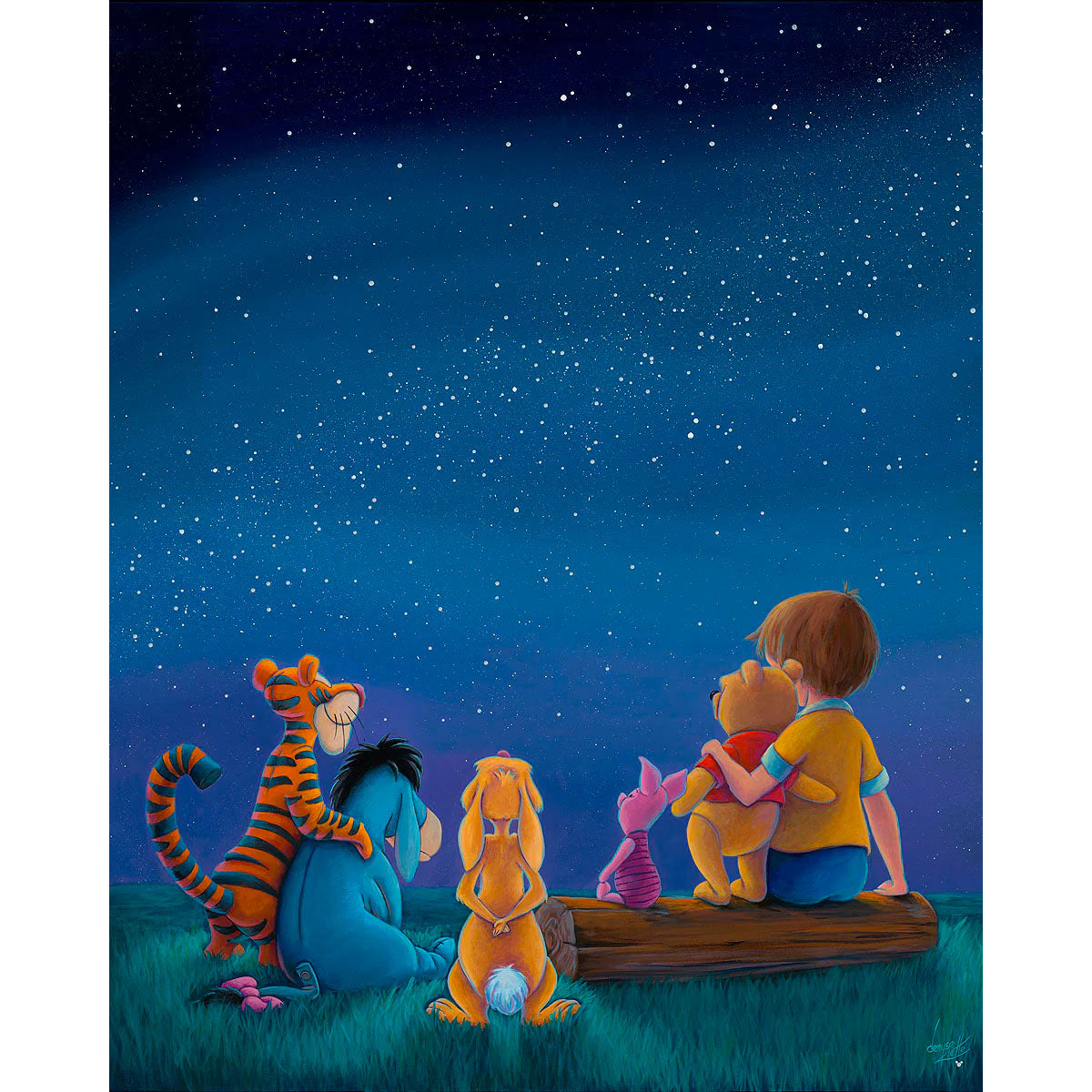 Denyse Klette Disney "Good Friends are like Stars" Limited Edition Canvas Giclee