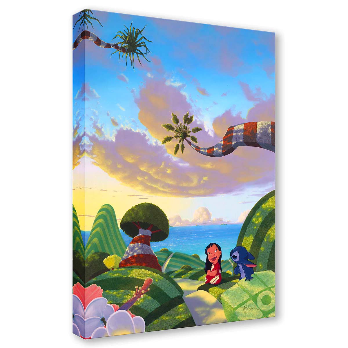 Michael Provenza Disney "A Tropical Idea" Limited Edition Canvas Giclee
