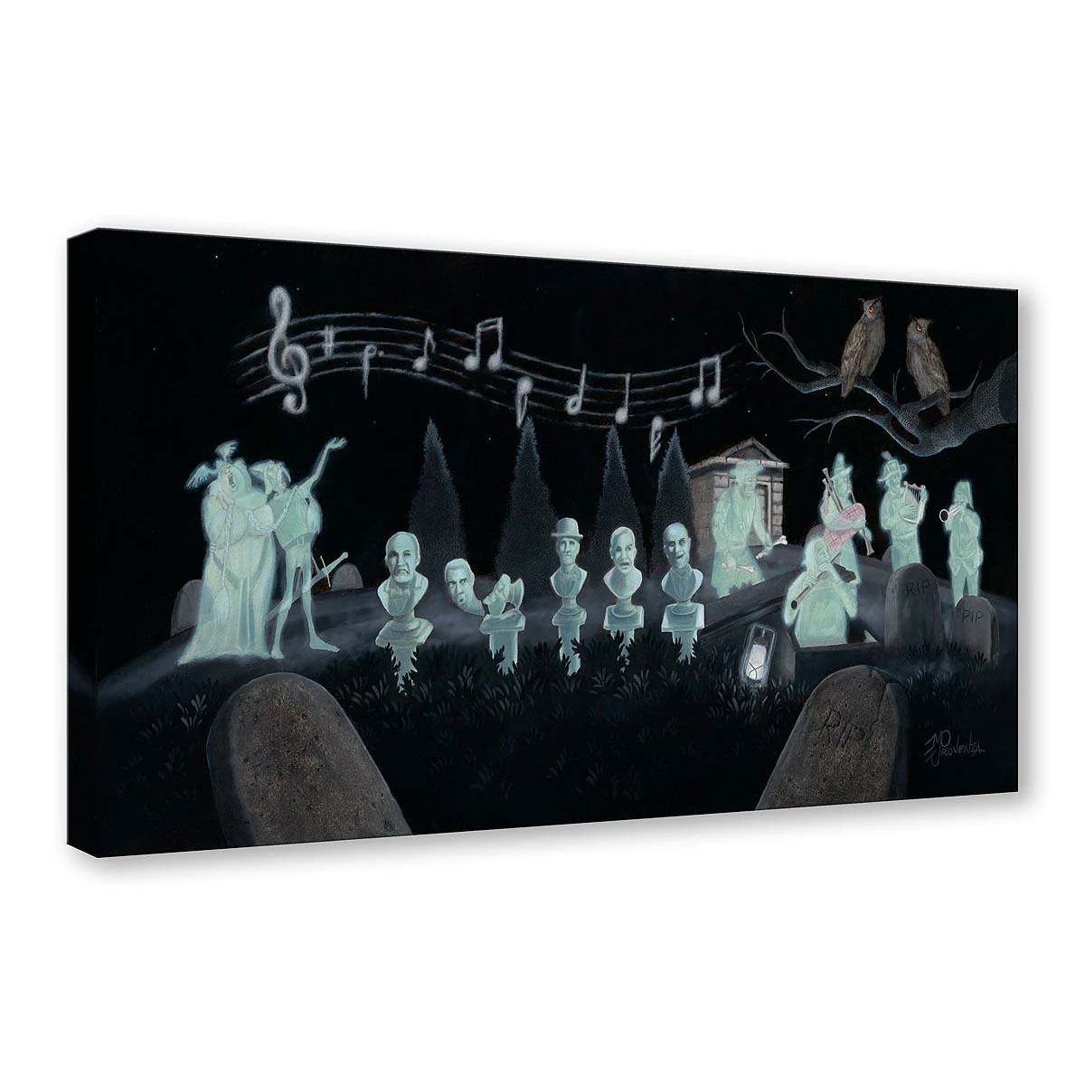 Michael Provenza Disney "Graveyard Symphony" Limited Edition Canvas Giclee