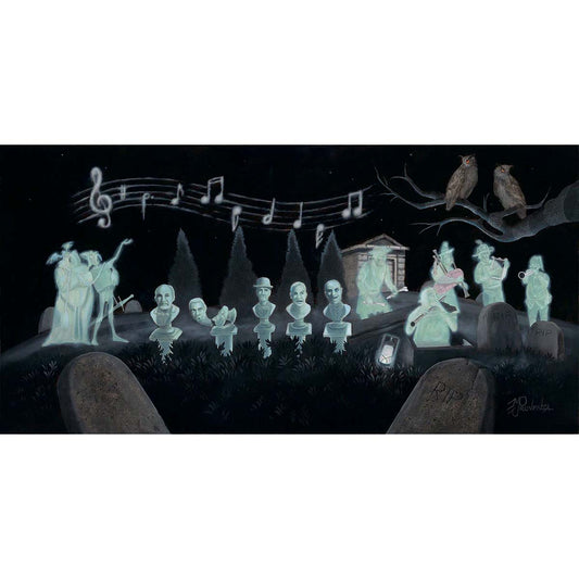 Michael Provenza Disney "Graveyard Symphony" Limited Edition Canvas Giclee