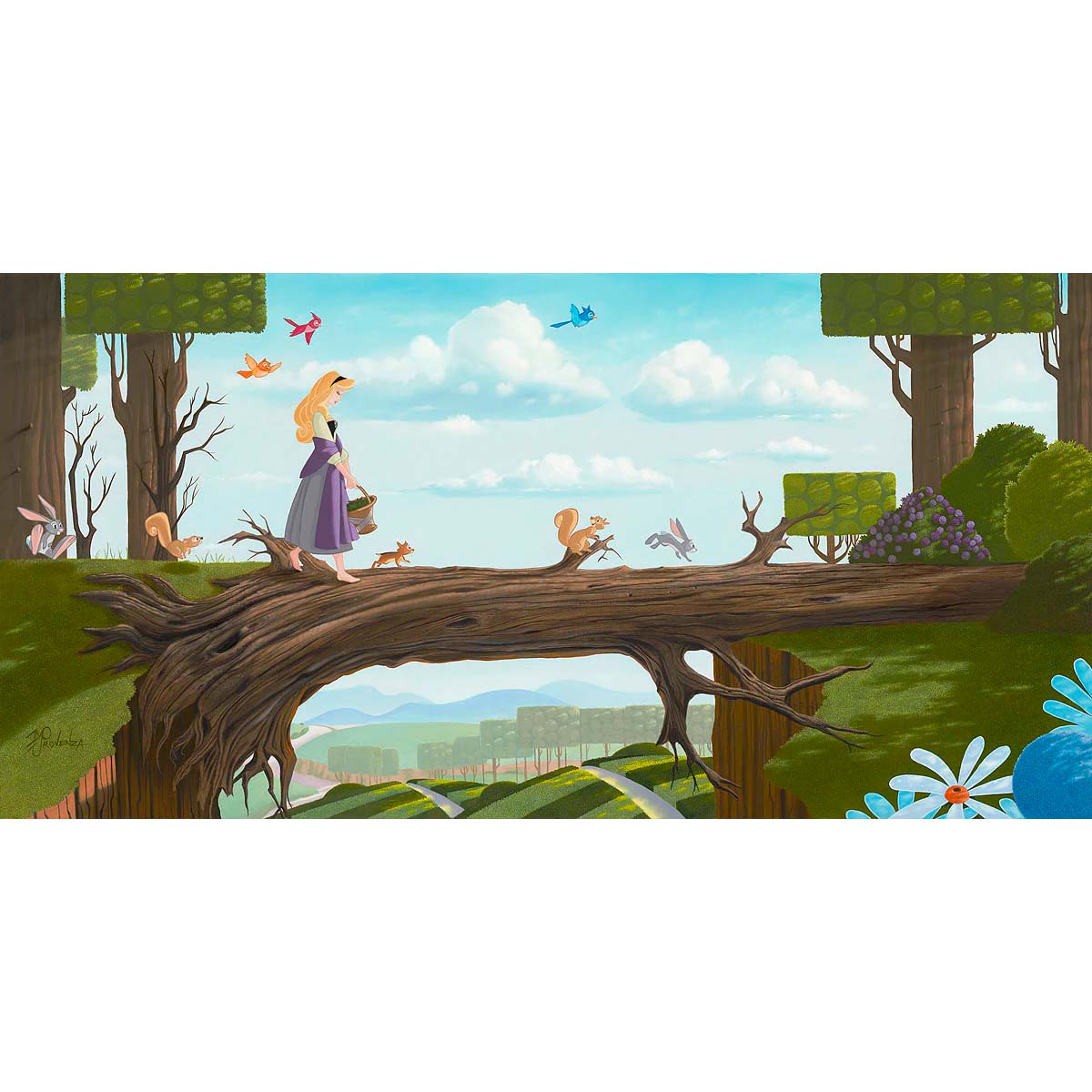 Michael Provenza Disney "Natural Bridge" Limited Edition Canvas Giclee