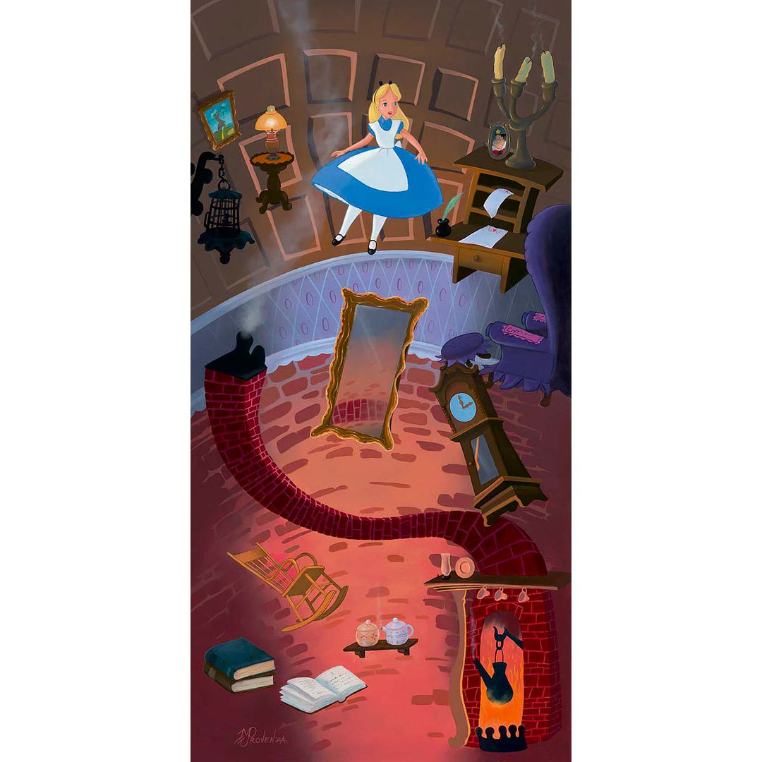Michael Provenza Disney The Rabbit Hole Limited Edition Canvas Giclee
